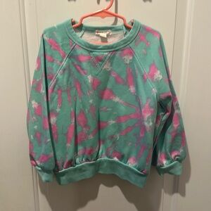 Girls CrewCuts tie-dyed sweatshirt ize 6-7